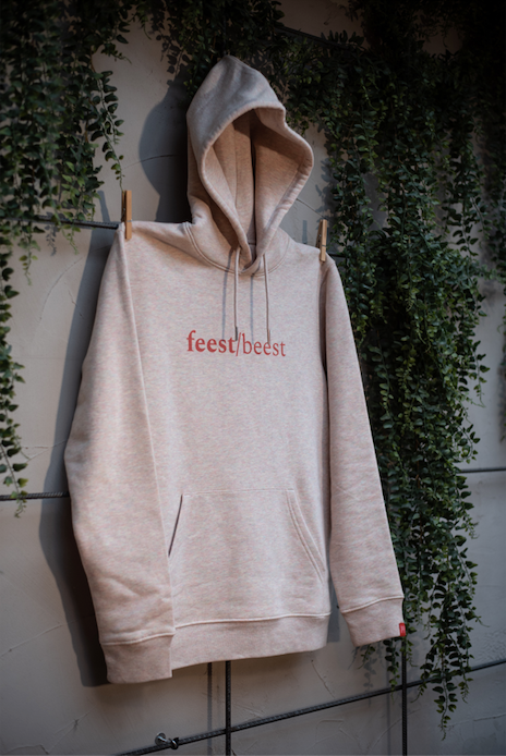 Hoodie / feestbeest / rainbow