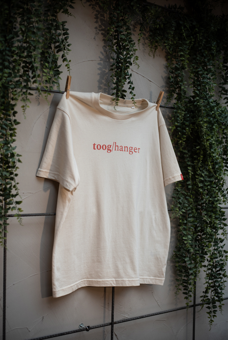 T-shirt / tooghanger / natural raw